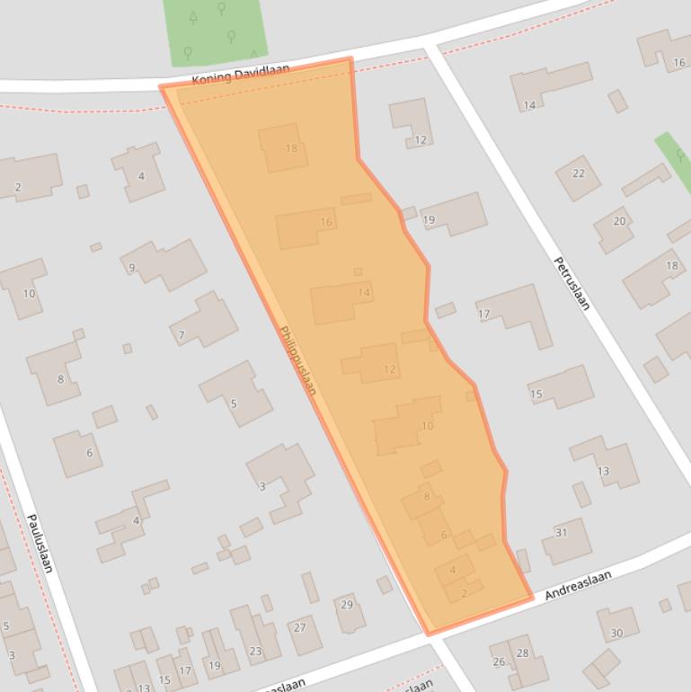 Kaart van postcodegebied 6564AM.