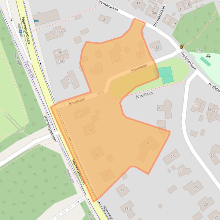 Kaart van postcodegebied 6564BE.