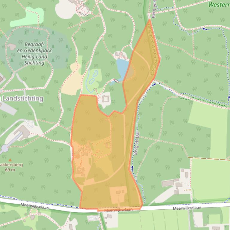 Kaart van postcodegebied 6564BT.