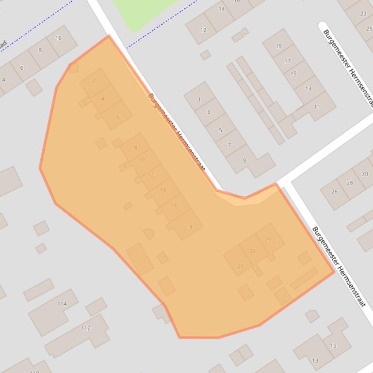 Kaart van postcodegebied 6566AE.