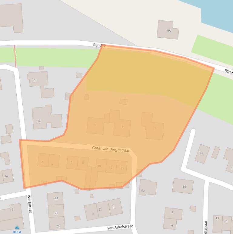 Kaart van postcodegebied 6566BE.