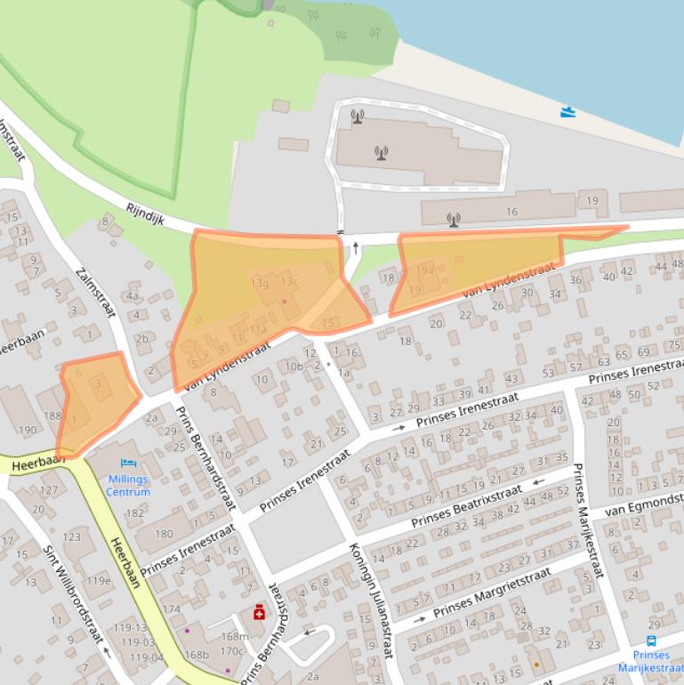 Kaart van postcodegebied 6566BG.