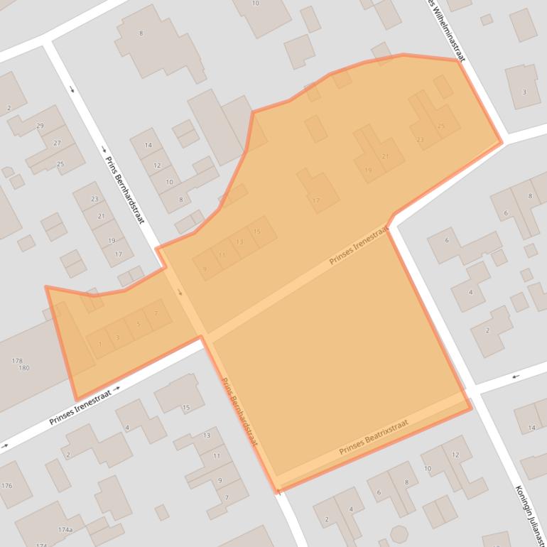 Kaart van postcodegebied 6566BL.