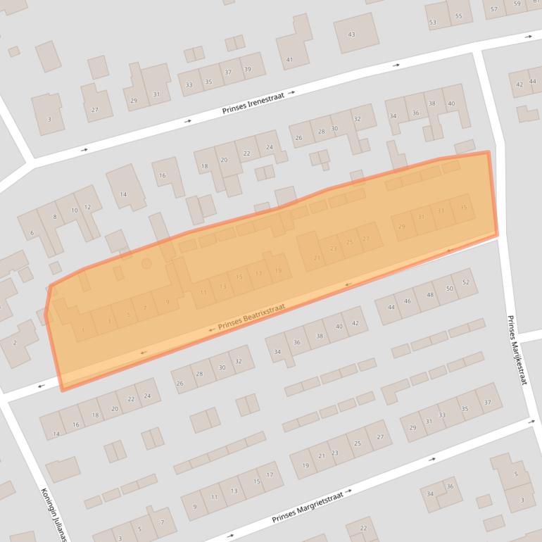 Kaart van postcodegebied 6566BT.
