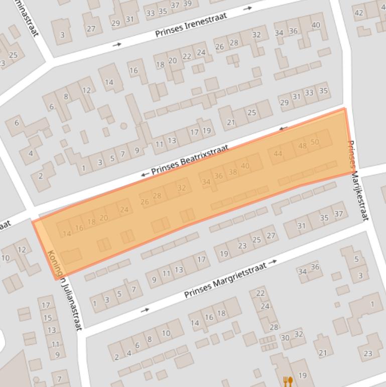 Kaart van postcodegebied 6566BW.