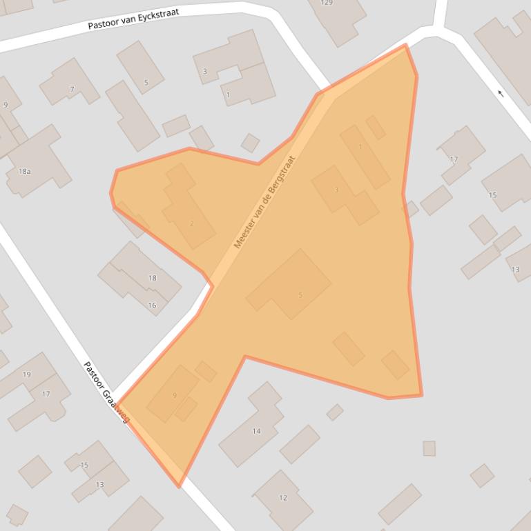 Kaart van postcodegebied 6566CX.