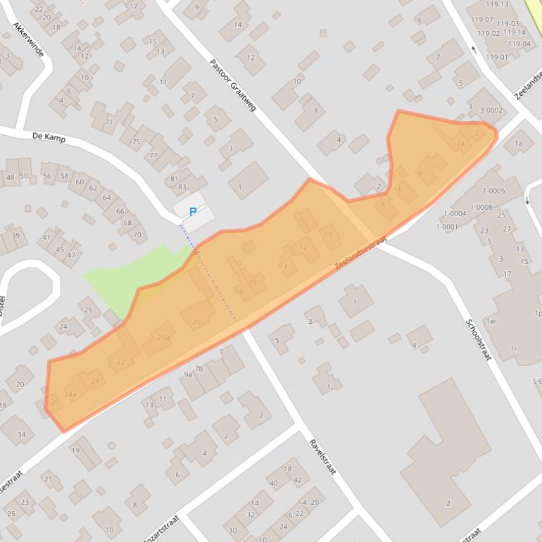 Kaart van postcodegebied 6566DH.