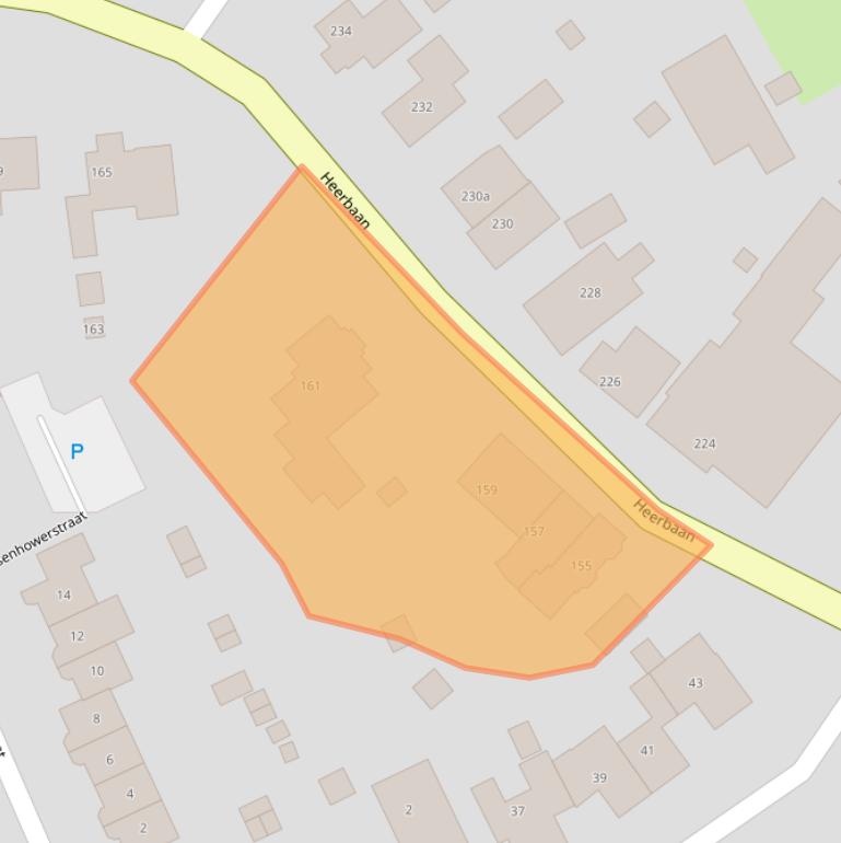 Kaart van postcodegebied 6566EJ.