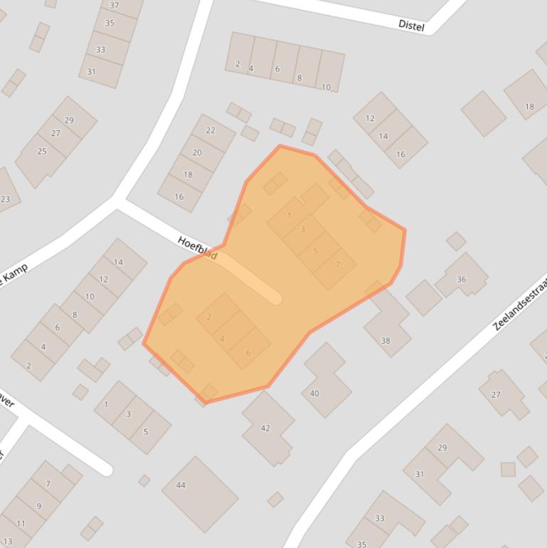 Kaart van postcodegebied 6566HP.