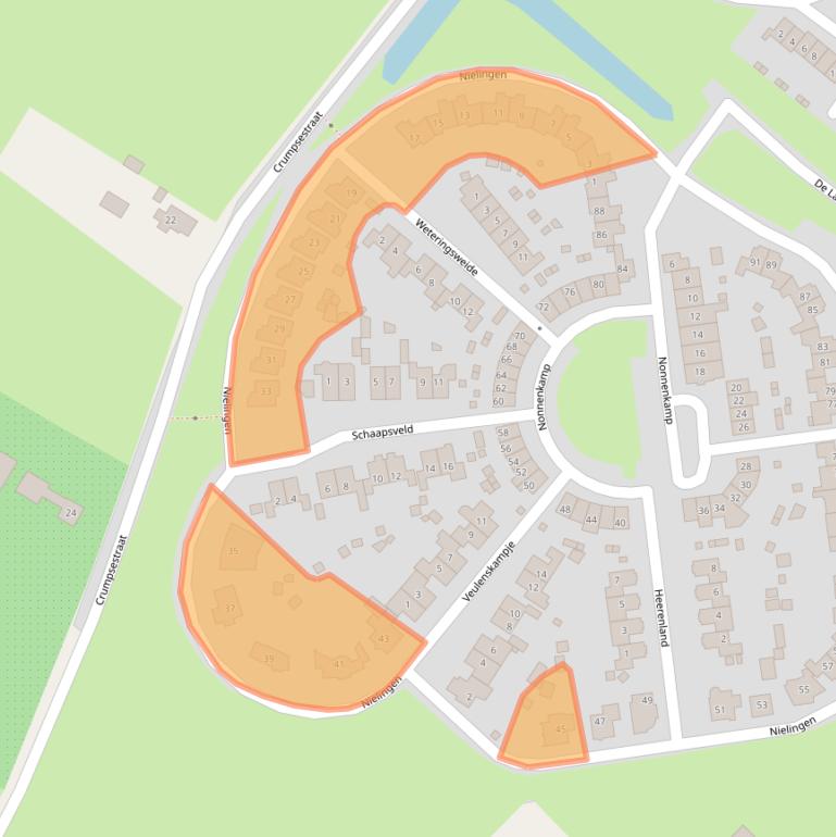 Kaart van postcodegebied 6566KH.