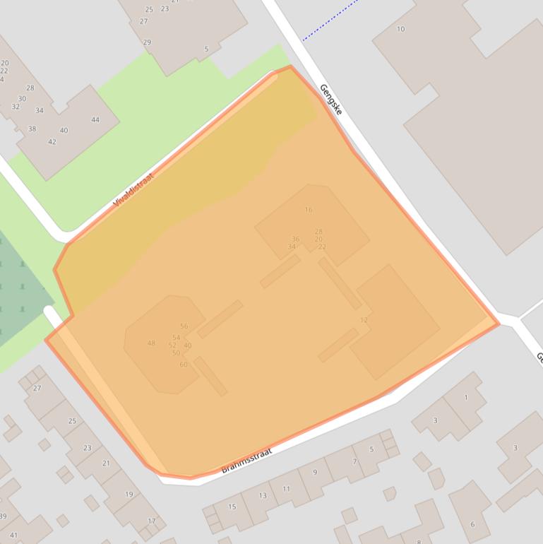 Kaart van postcodegebied 6566WN.