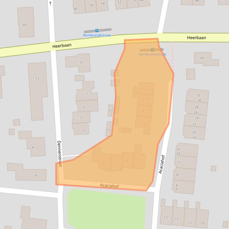 Kaart van postcodegebied 6566XA.