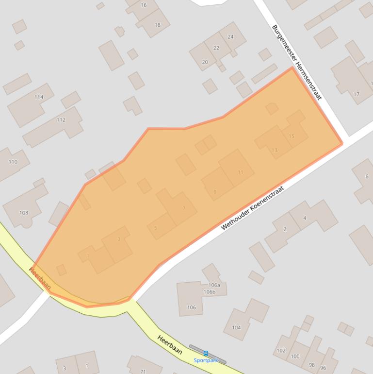 Kaart van postcodegebied 6566XC.