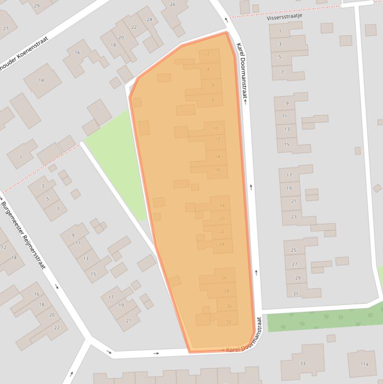 Kaart van postcodegebied 6566XR.