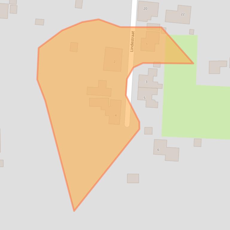 Kaart van postcodegebied 6566ZV.