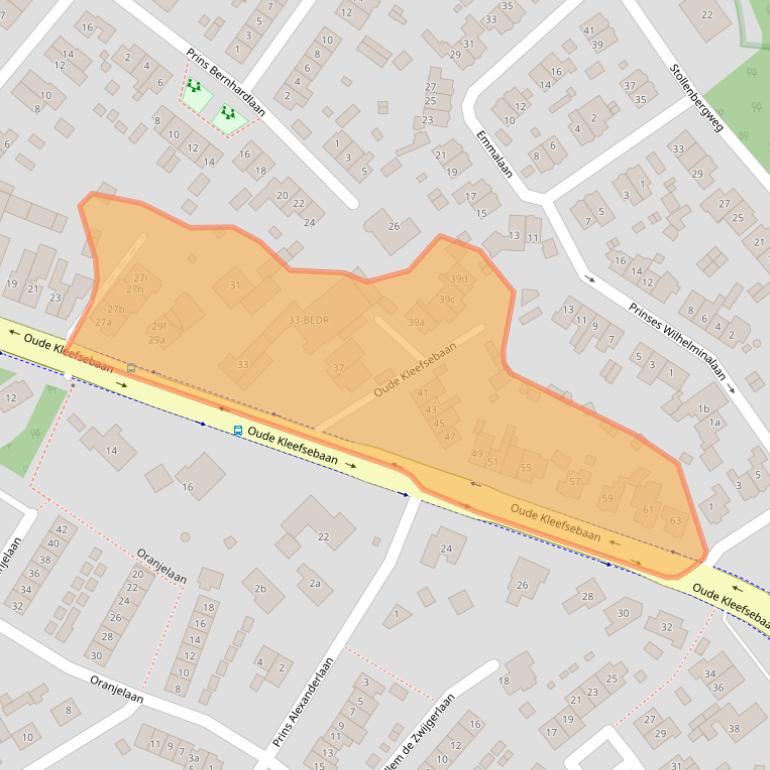 Kaart van postcodegebied 6571BD.