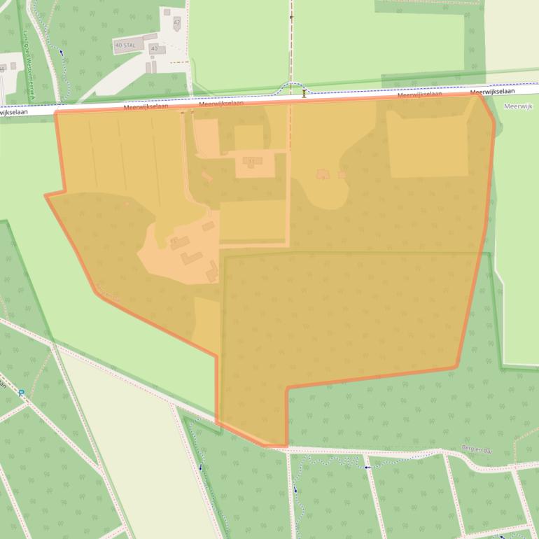 Kaart van postcodegebied 6571CN.