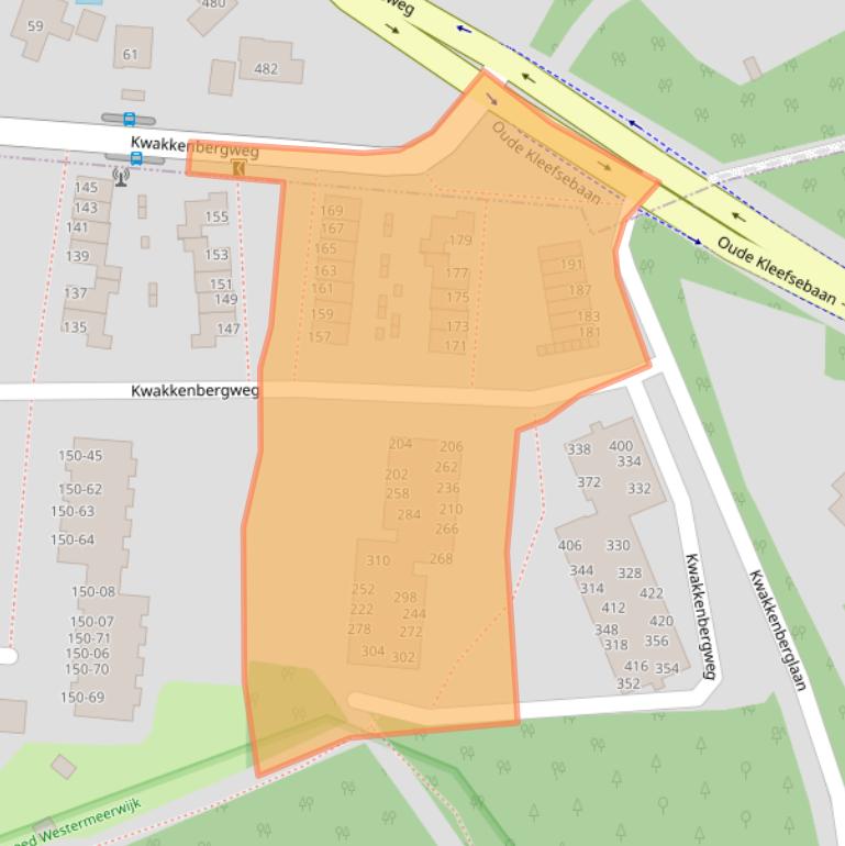 Kaart van postcodegebied 6571GC.