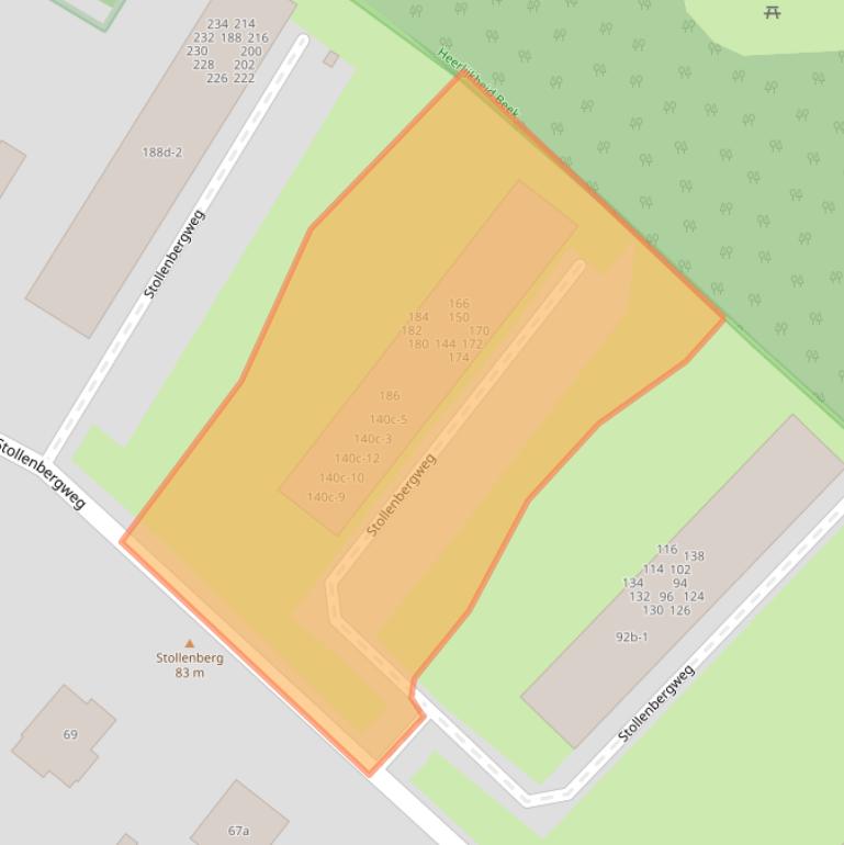 Kaart van postcodegebied 6572AG.