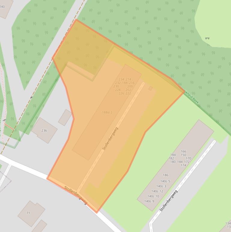 Kaart van postcodegebied 6572AH.