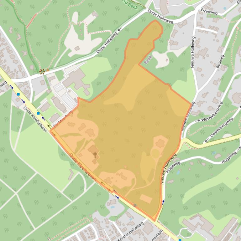 Kaart van postcodegebied 6572AK.