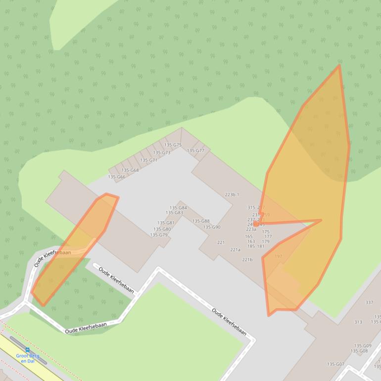Kaart van postcodegebied 6572AM.