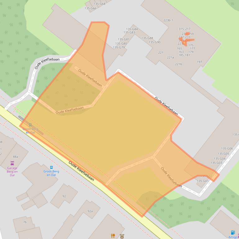 Kaart van postcodegebied 6572AP.