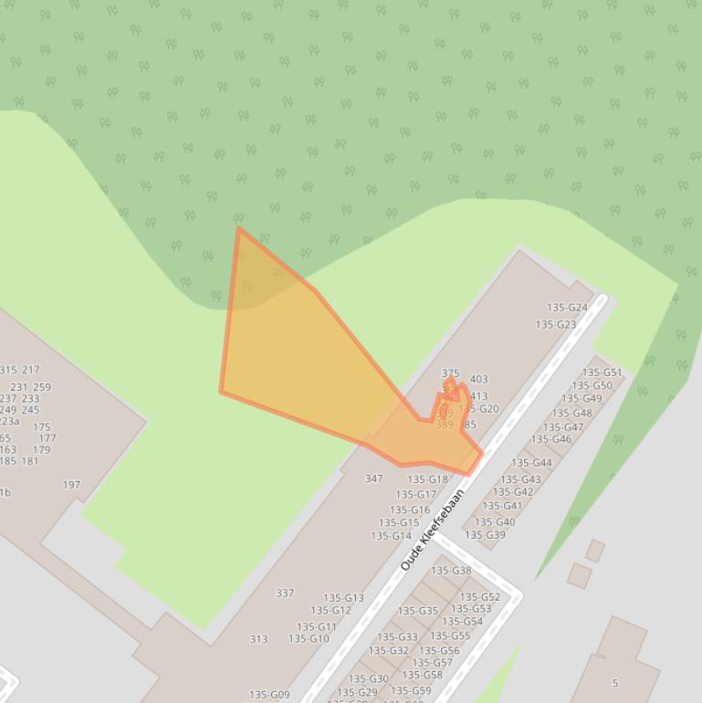 Kaart van postcodegebied 6572AV.