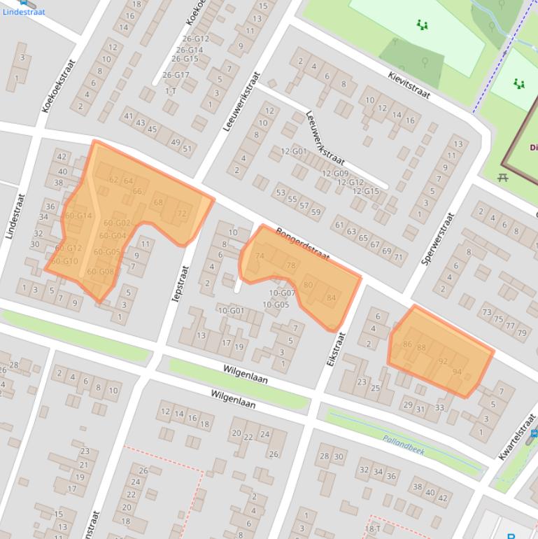 Kaart van postcodegebied 6573AK.