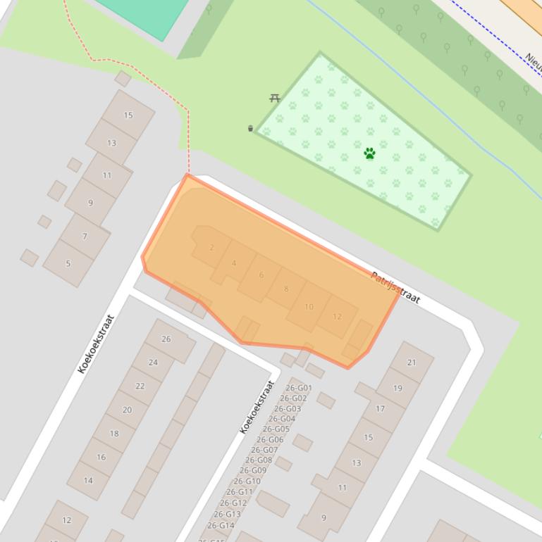 Kaart van postcodegebied 6573AS.