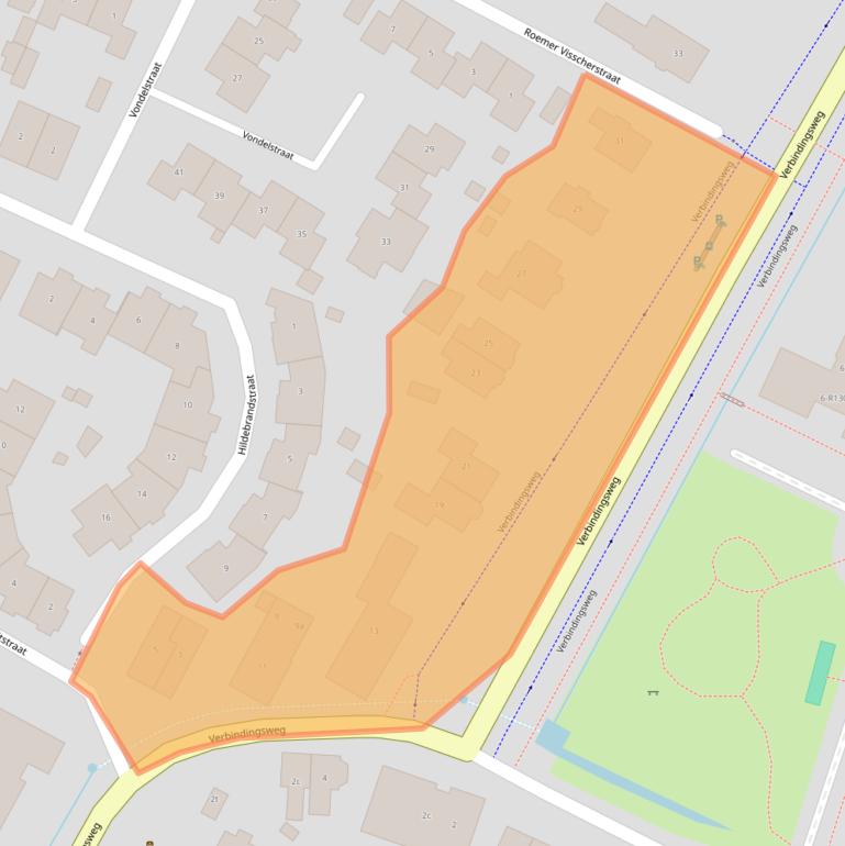 Kaart van postcodegebied 6573BS.