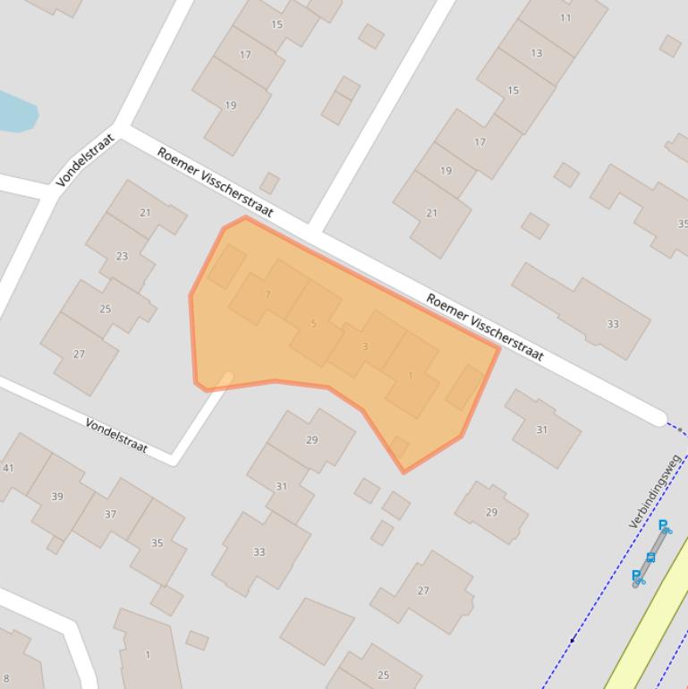 Kaart van postcodegebied 6573BX.