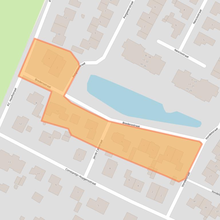 Kaart van postcodegebied 6573CD.