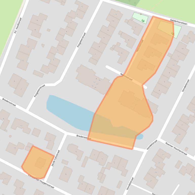 Kaart van postcodegebied 6573CG.