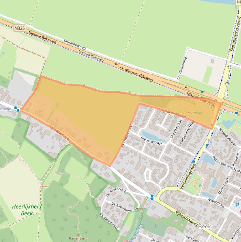 Kaart van postcodegebied 6573CK.