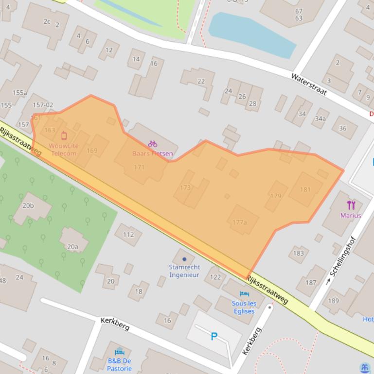 Kaart van postcodegebied 6573CN.
