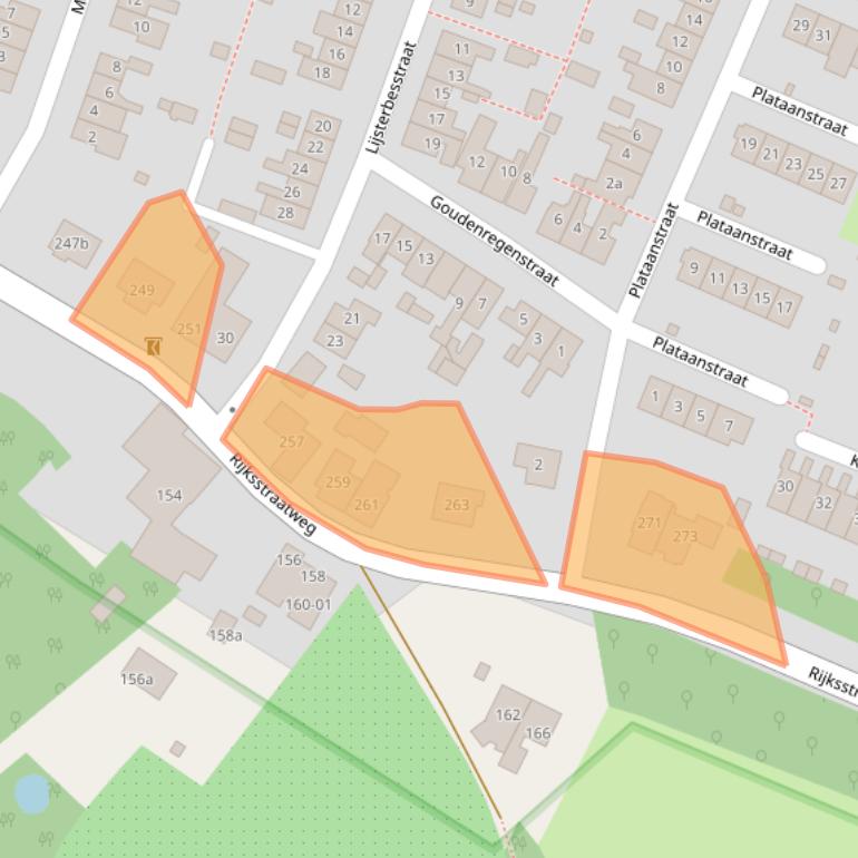 Kaart van postcodegebied 6573CW.