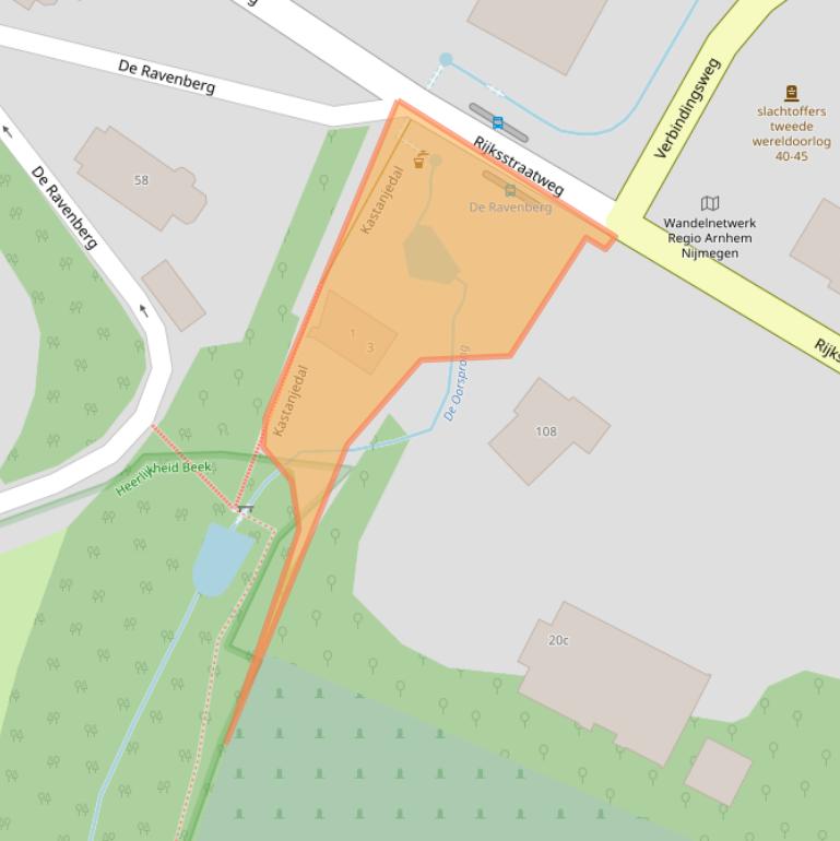 Kaart van postcodegebied 6573DM.