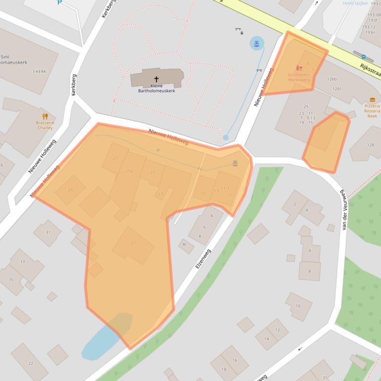 Kaart van postcodegebied 6573DT.