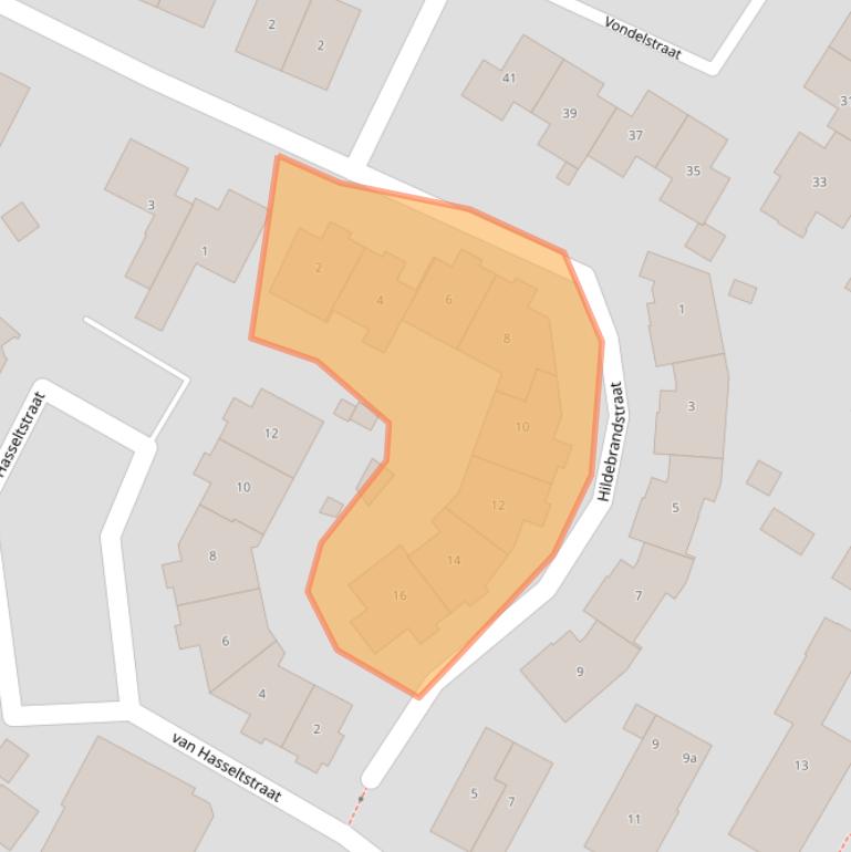 Kaart van postcodegebied 6573GB.