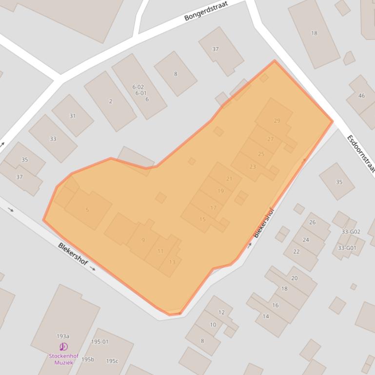 Kaart van postcodegebied 6573WS.