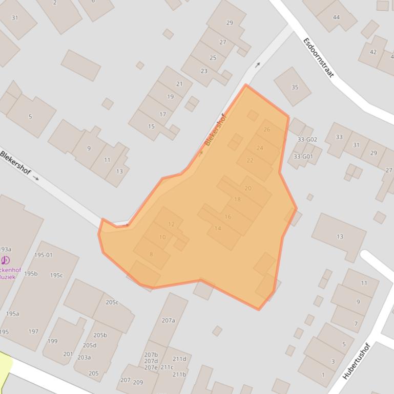 Kaart van postcodegebied 6573WT.