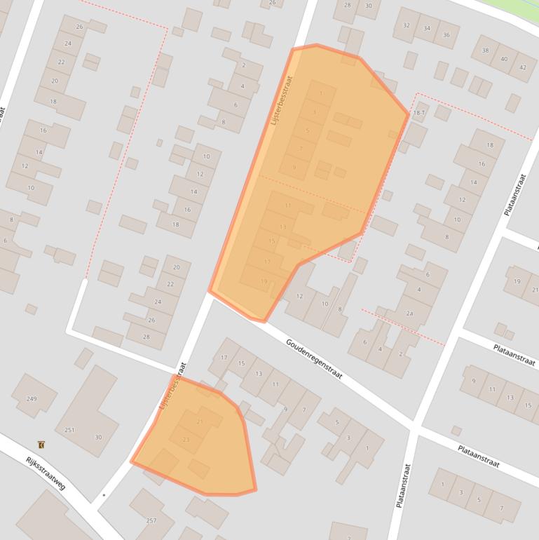 Kaart van postcodegebied 6573XL.