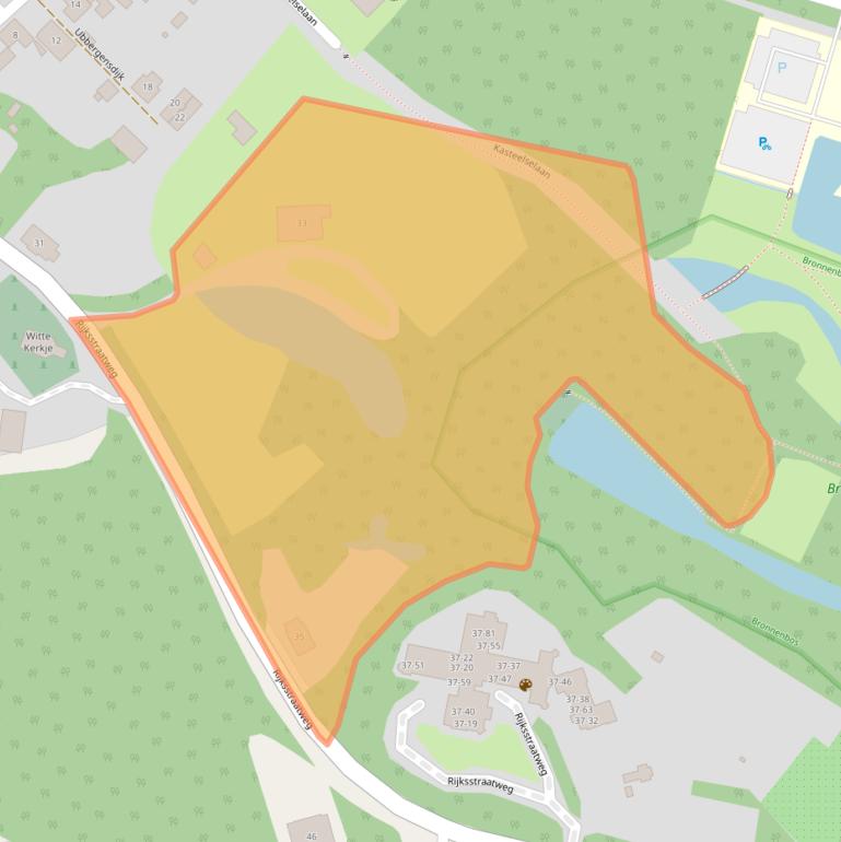 Kaart van postcodegebied 6574AB.