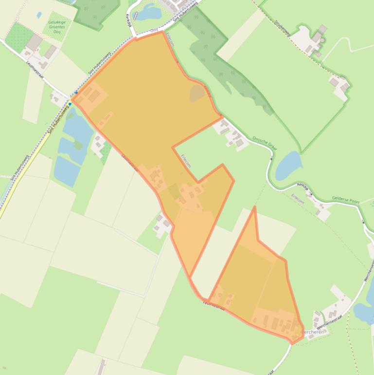 Kaart van postcodegebied 6575JD.