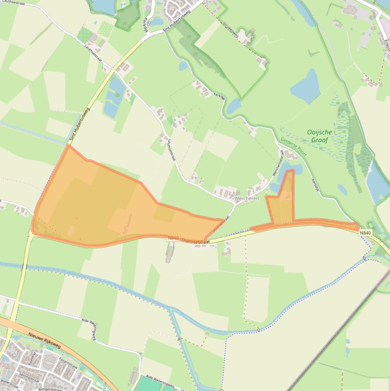 Kaart van postcodegebied 6575JH.