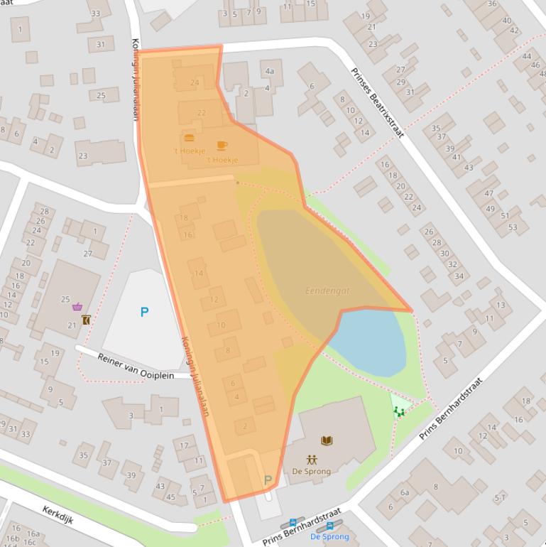 Kaart van postcodegebied 6576AR.