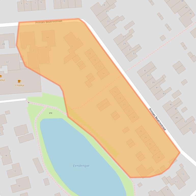 Kaart van postcodegebied 6576AX.