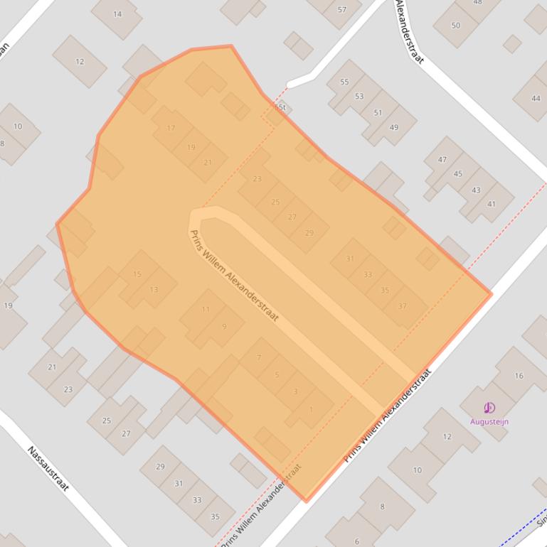 Kaart van postcodegebied 6576BK.