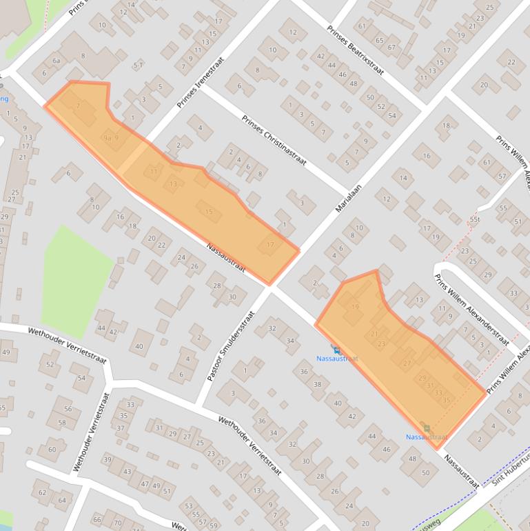 Kaart van postcodegebied 6576BP.